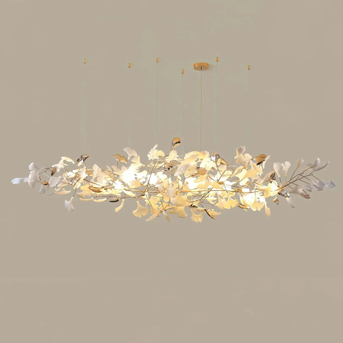 Ginkgo Blossom Chandelier for Dining Room by AUVIELIGHT