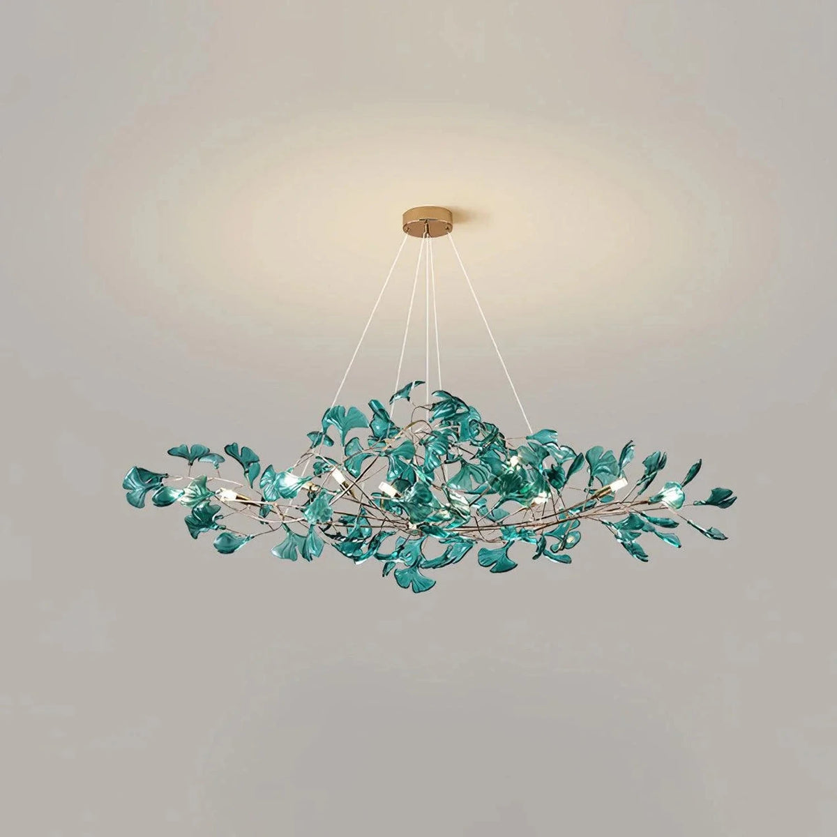 Ginkgo Leaf Chandelier for Dining Room by AUVIELIGHT