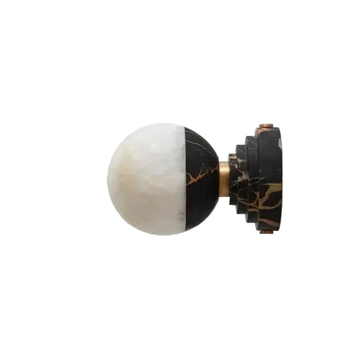 Globe Wall Sconce in alabaster for Hallway light fixture by AUVIELIGHT