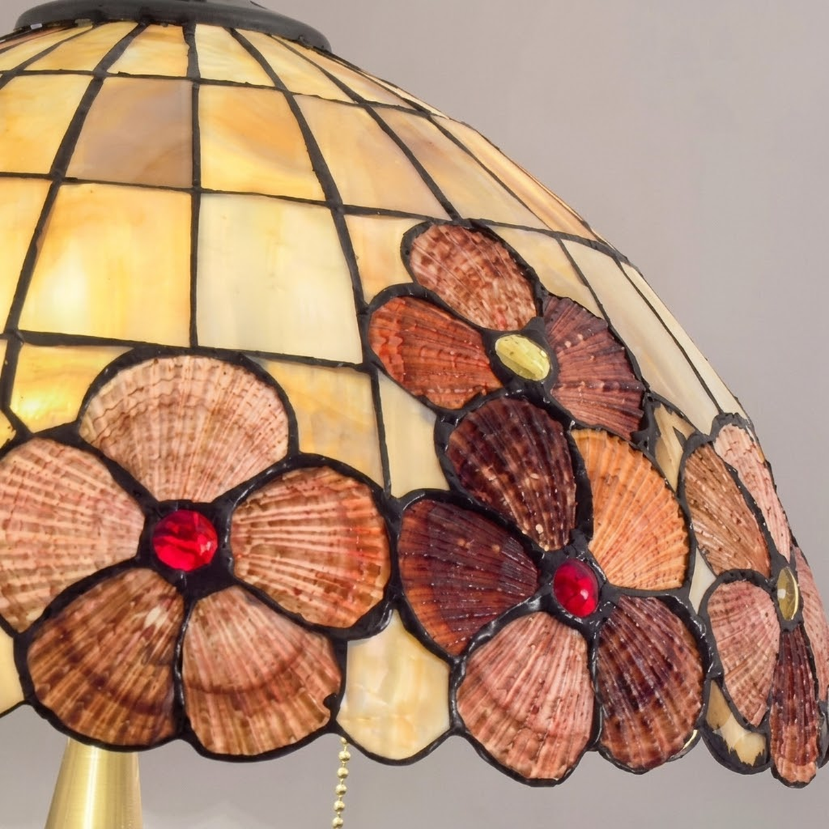 Inlay Shell Floor Lamp for Living Room light fixture by AUVIELIGHT