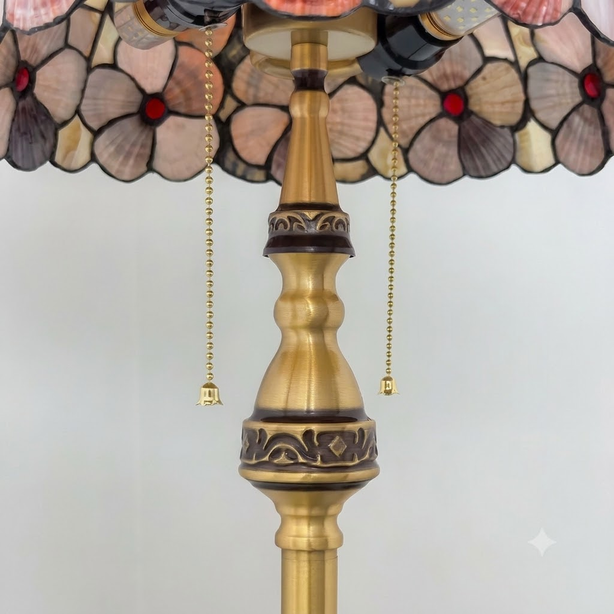 Inlay Shell Floor Lamp for Living Room light fixture by AUVIELIGHT