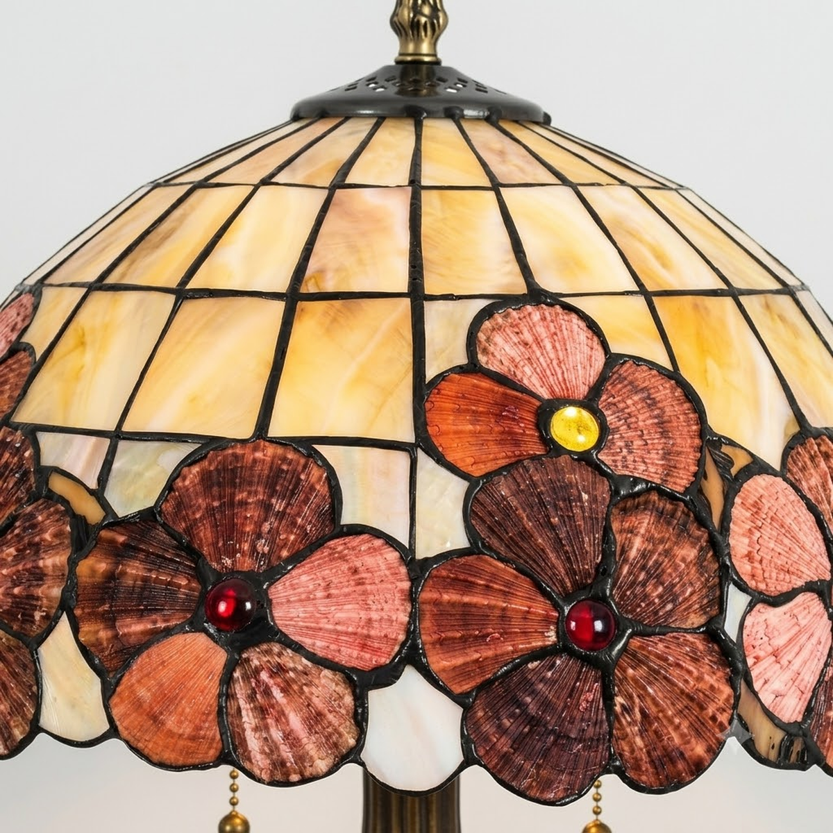 Inlay Shell Floor Lamp for Living Room light fixture by AUVIELIGHT