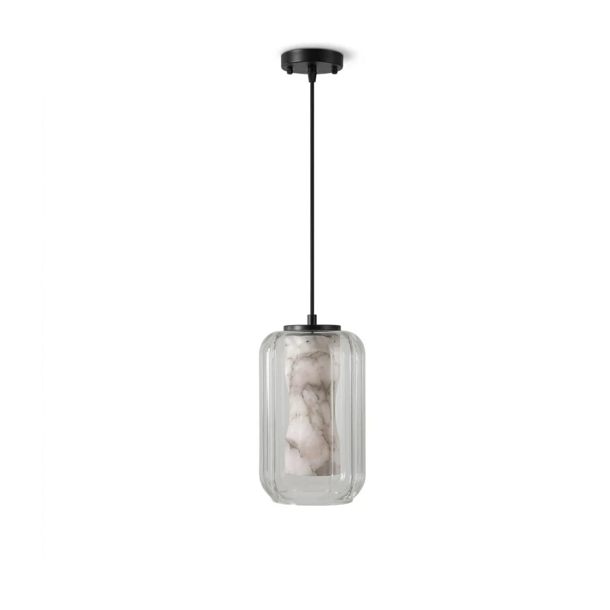 Inner Core Pendant Light in alabaster for Kitchen Island by AUVIELIGHT