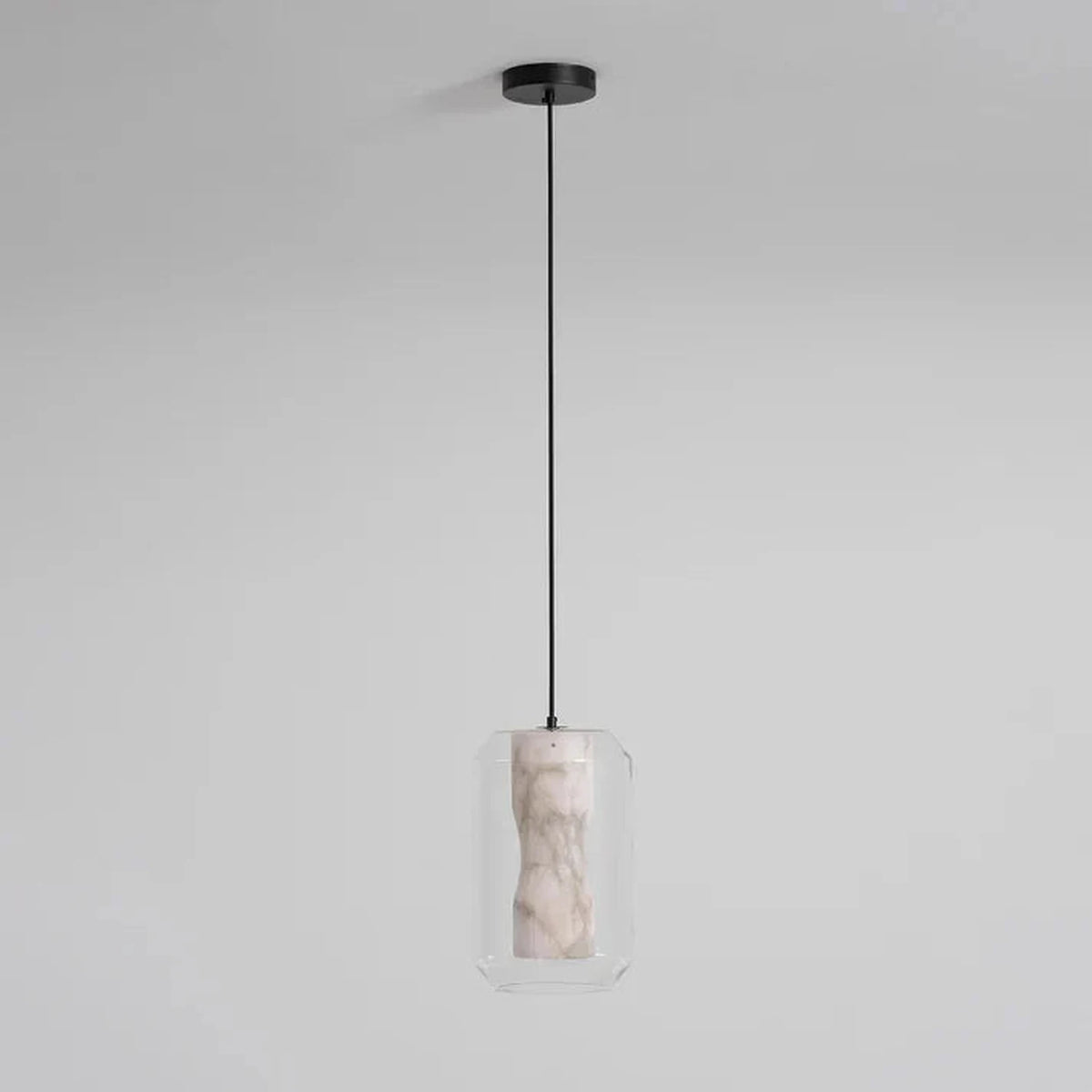 Inner Core Pendant Light in alabaster for Kitchen Island by AUVIELIGHT