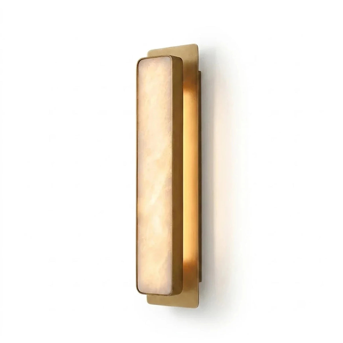 Inset Wall Sconce in alabaster for Hallway light fixture by AUVIELIGHT