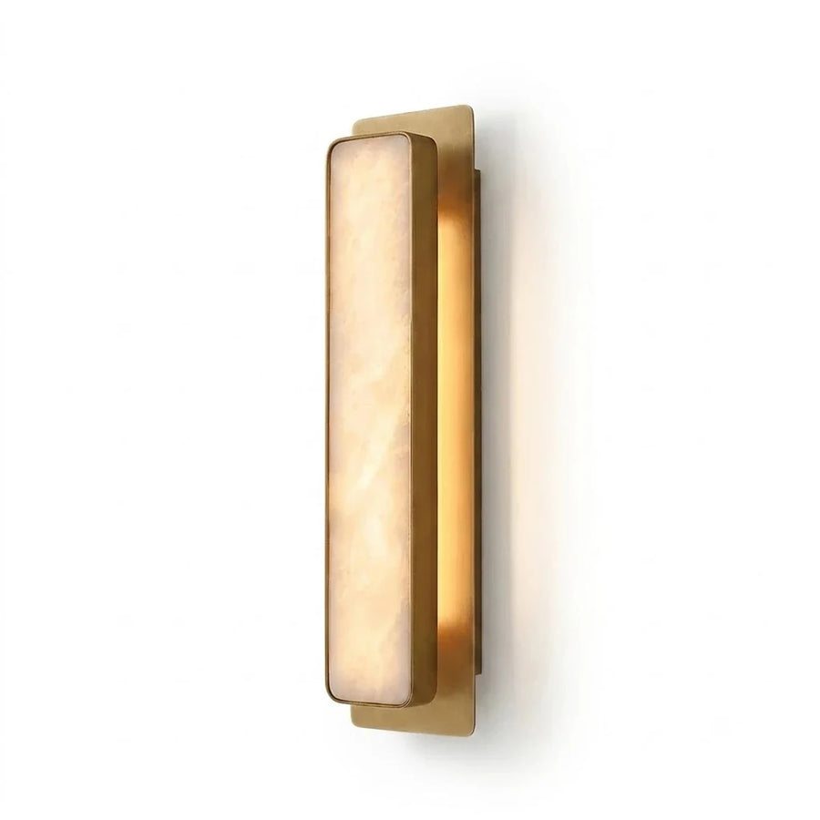 Inset Wall Sconce in alabaster for Hallway light fixture by AUVIELIGHT