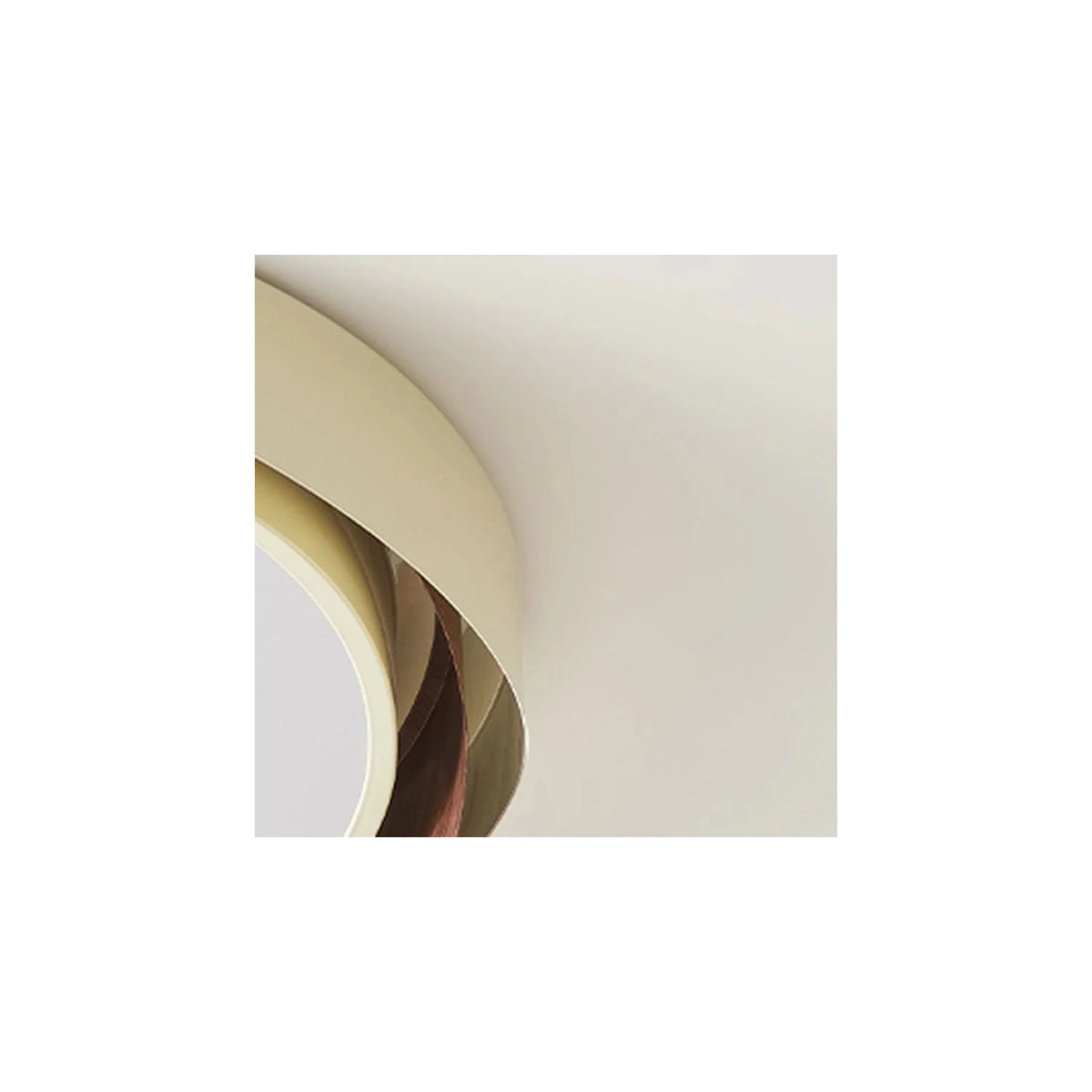 JapandiCurve Dual-Ring Wood Ceiling Lamp light fixture by AUVIELIGHT