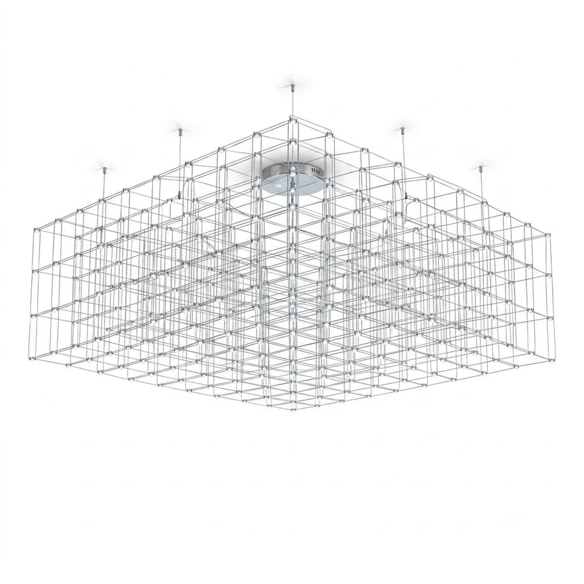 Latticework Linear Chandelier for Dining Room light fixture by AUVIELIGHT