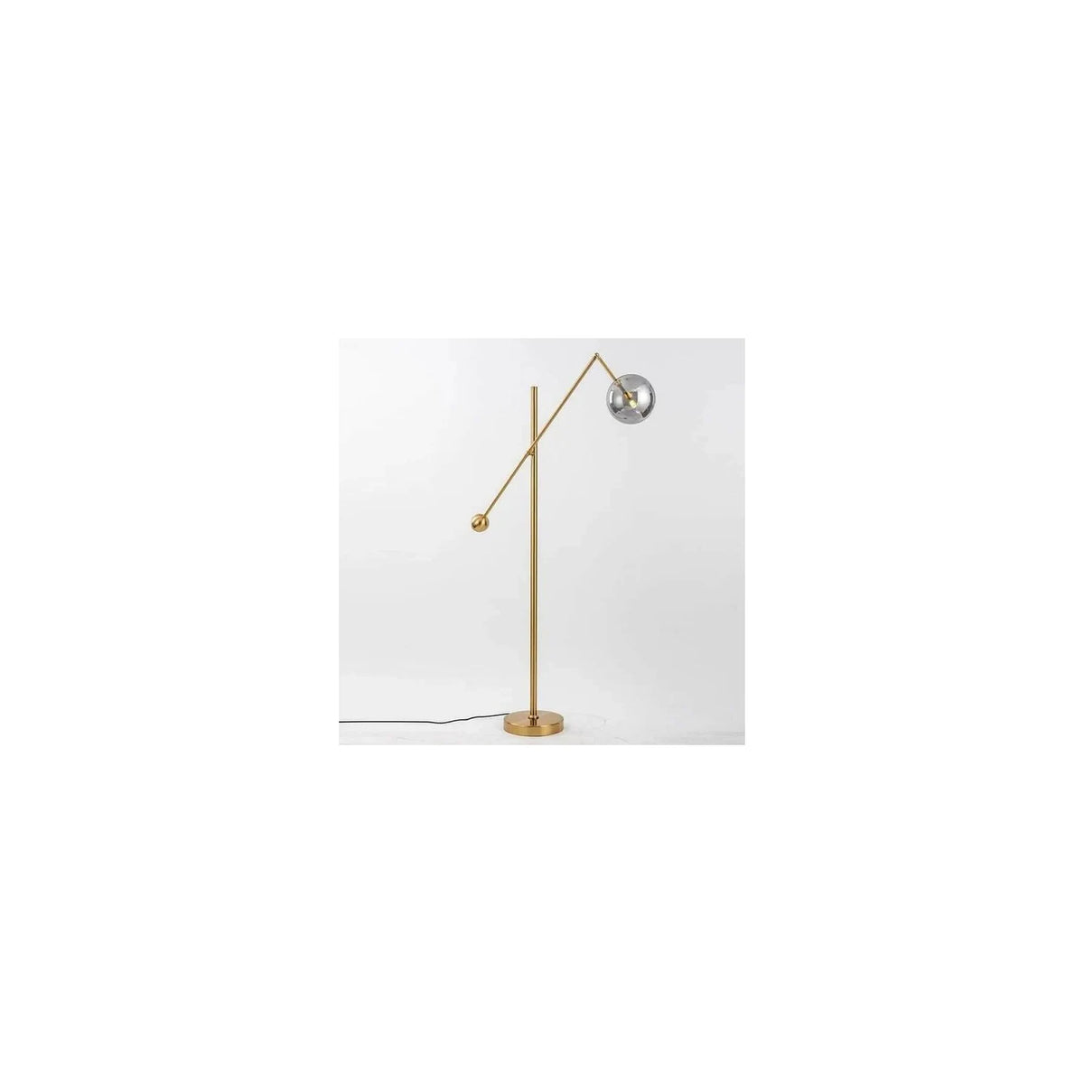 Libra Brass Balance Floor Lamp light fixture by AUVIELIGHT, W 36.2″ × H 68.9″ / Brass & transparent