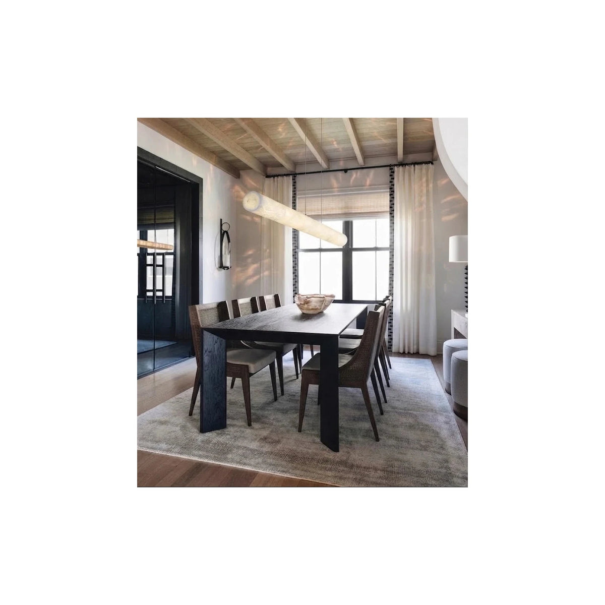 Linear Alabaster Bar Pendant Light by AUVIELIGHT
