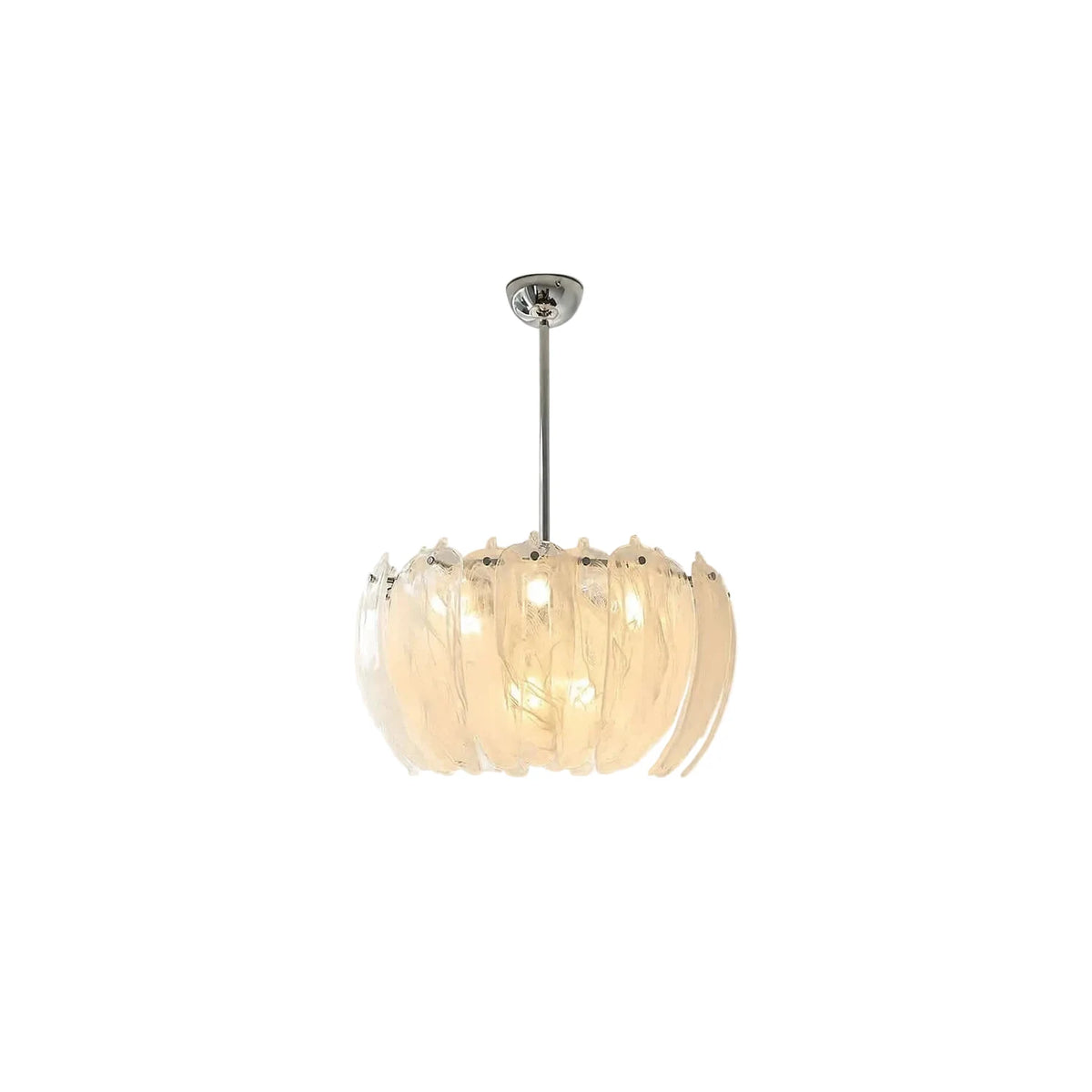 Lumina Glass Petal Chandelier light fixture by AUVIELIGHT