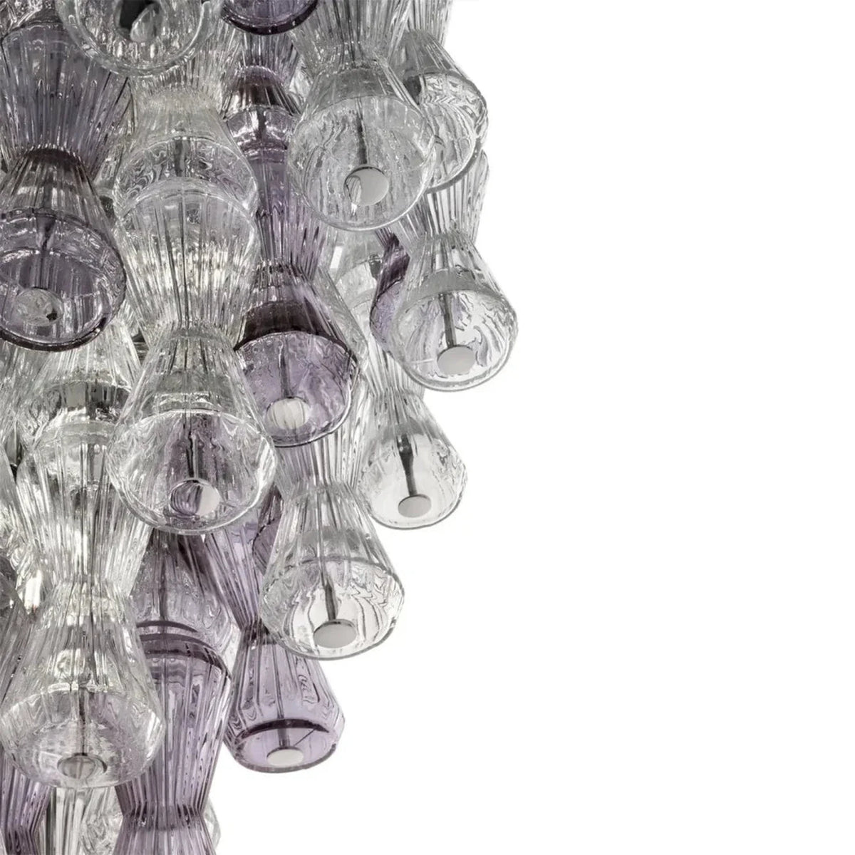 Luminous Prism Cascade Pendant Light in rose for Dining Room by AUVIELIGHT