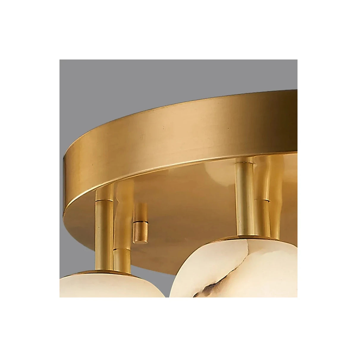 LuxeCluster Multi-Globe Stone Ceiling Fixture light fixture by AUVIELIGHT