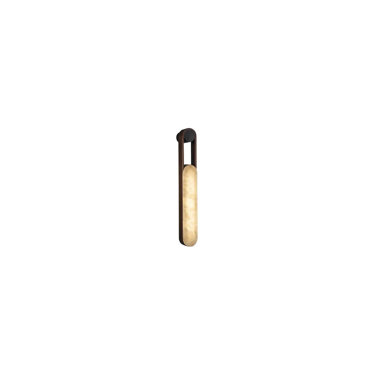 LuxeLoop Bronze Capsule Wall Light by AUVIELIGHT