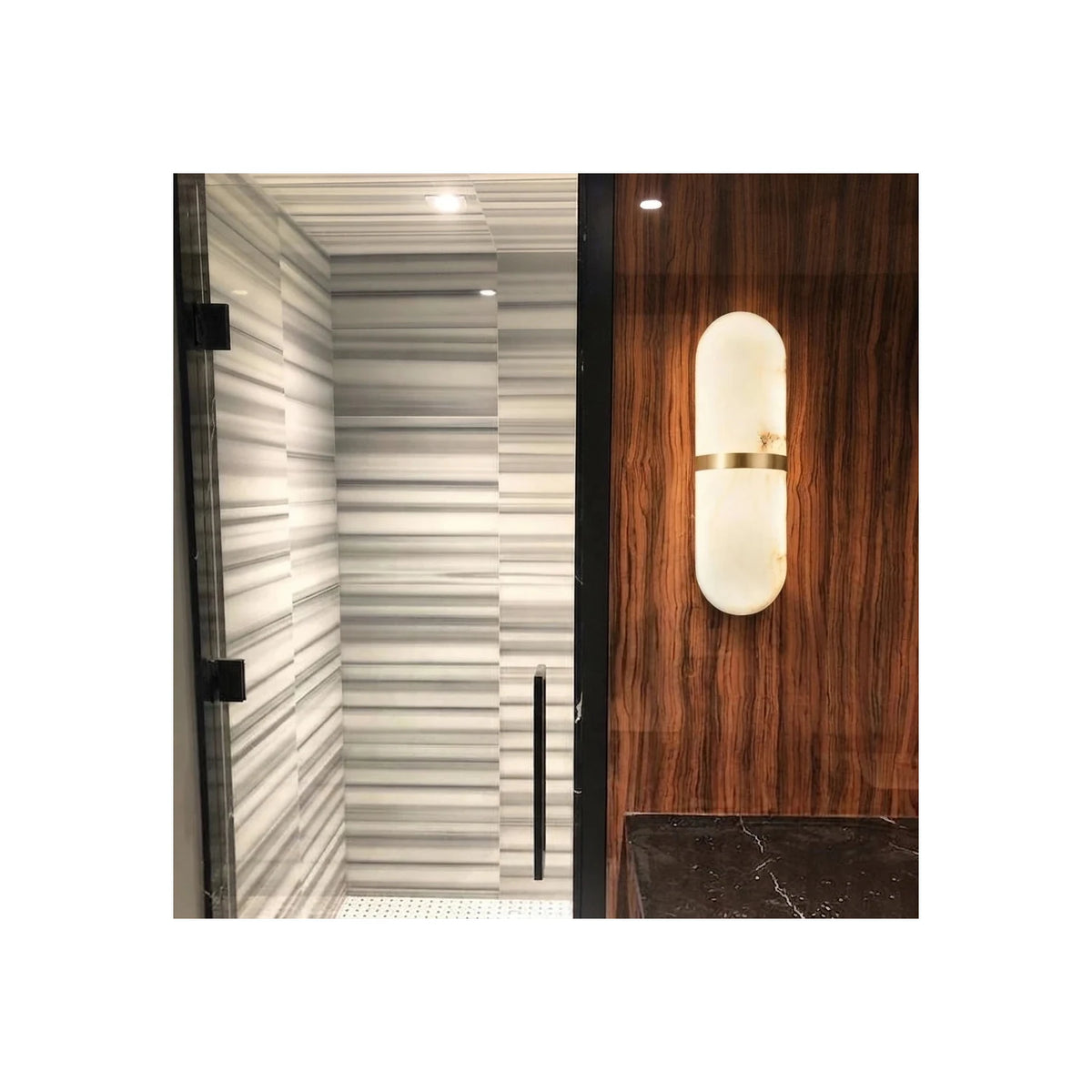 LuxePill Linear Stone Wall Fixture light fixture by AUVIELIGHT