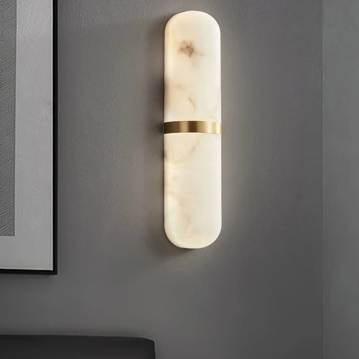 LuxePill Linear Stone Wall Fixture light fixture by AUVIELIGHT