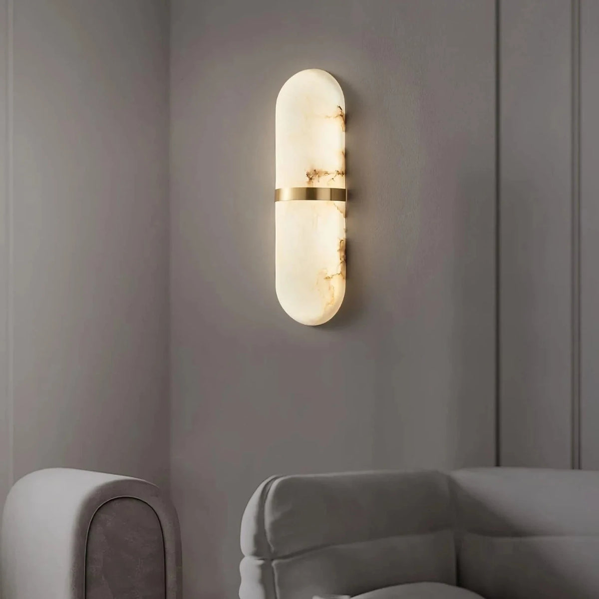 LuxePill Linear Stone Wall Fixture light fixture by AUVIELIGHT