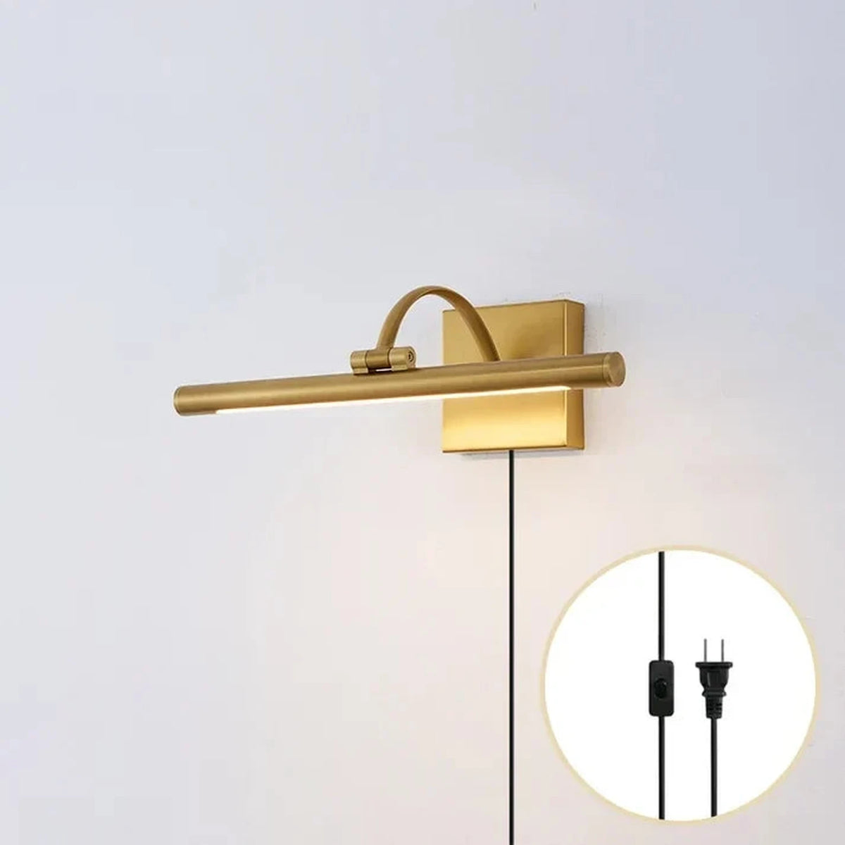 Luxury Light in brass for Living Room by AUVIELIGHT, L 40cm x W 19cm x H 12cm / L 15.7″ x W 7.5″ x H 4.7″ / Natural Brass / AU plug and 3 other