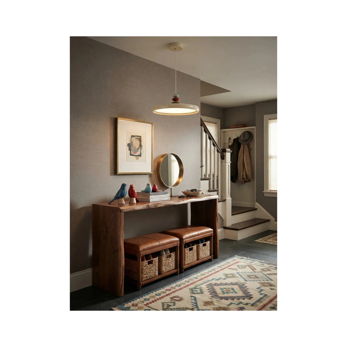 MacaronStone Nordic Disc Pendant Light by AUVIELIGHT