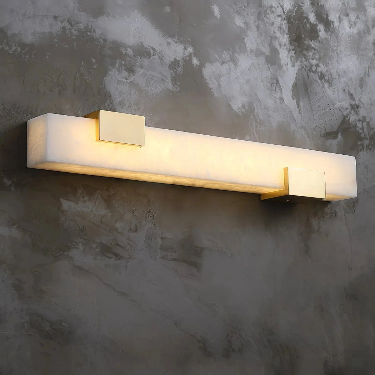 Minimalist Pillar Wall Sconce in brass for Hallway light fixture by AUVIELIGHT