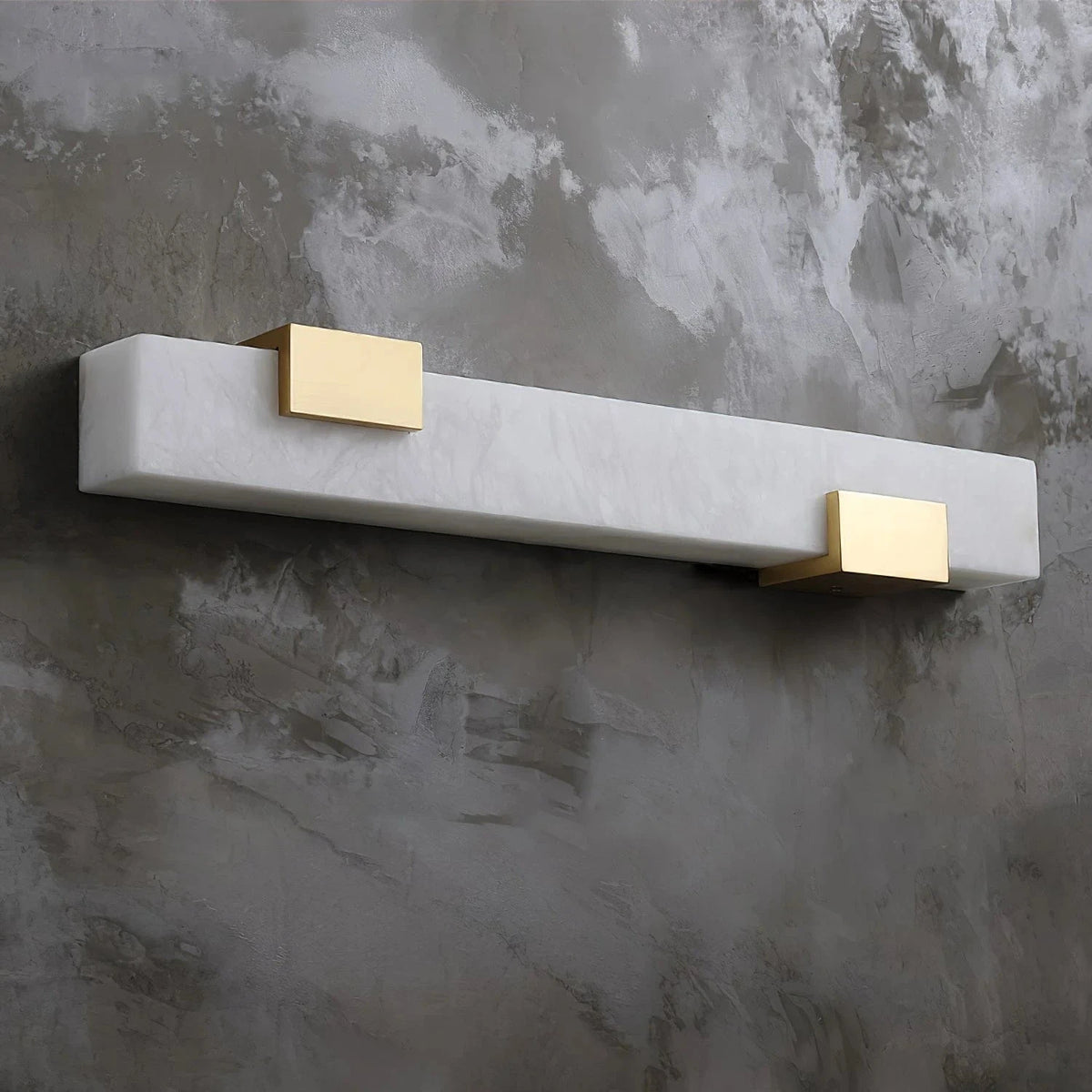 Minimalist Pillar Wall Sconce in brass for Hallway light fixture by AUVIELIGHT