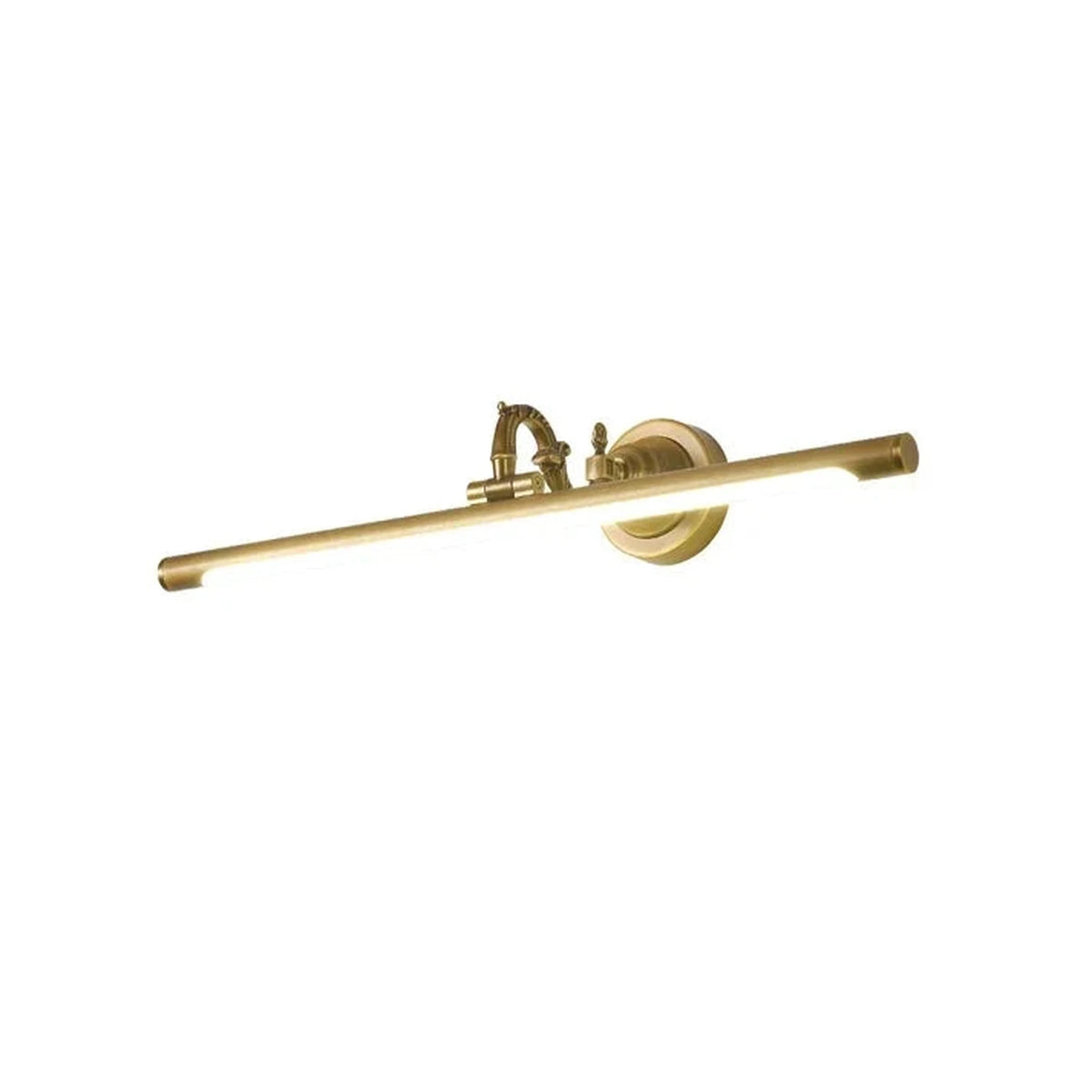 Mirror Linear Vanity Light in brass for Bathroom by AUVIELIGHT