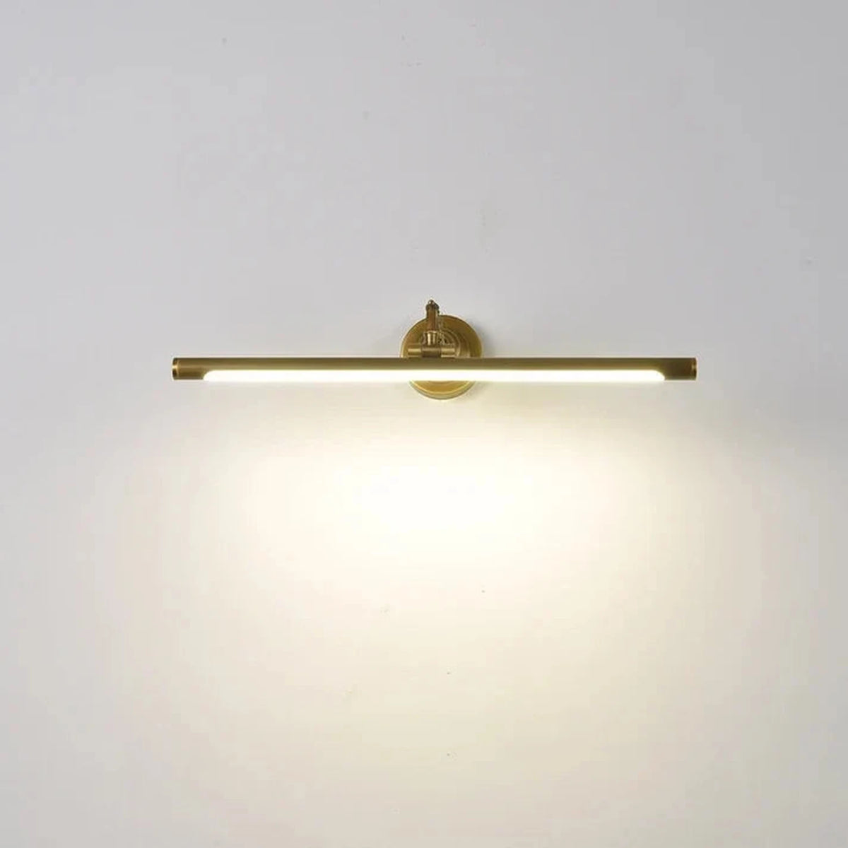 Mirror Linear Vanity Light in brass for Bathroom by AUVIELIGHT