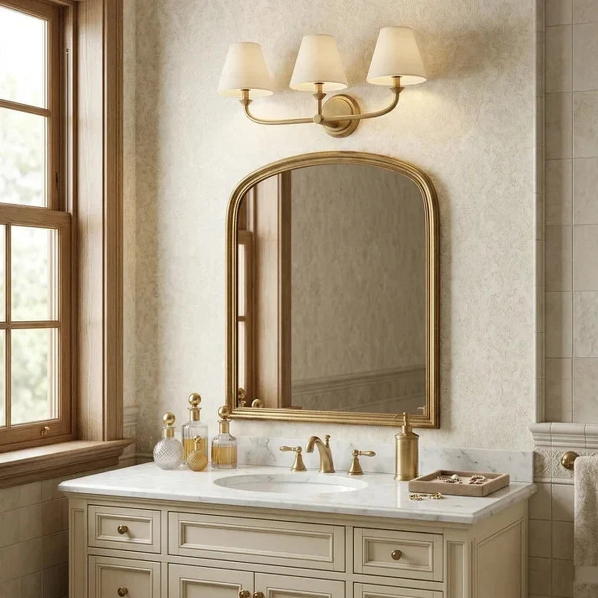 Mirror Tapered Wall Light for Hallway by AUVIELIGHT