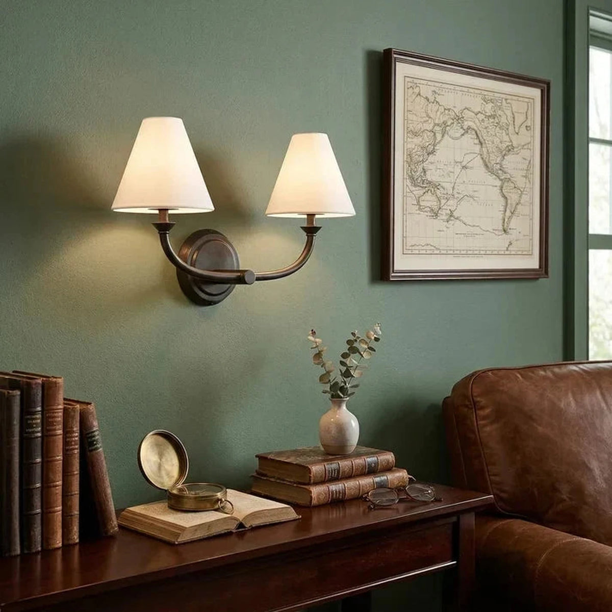 Mirror Tapered Wall Light for Hallway by AUVIELIGHT