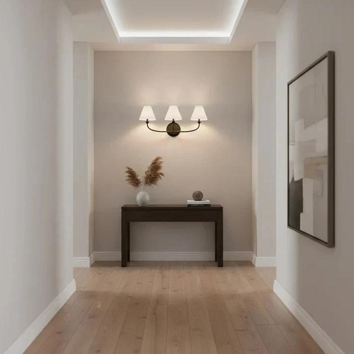Mirror Tapered Wall Light for Hallway by AUVIELIGHT