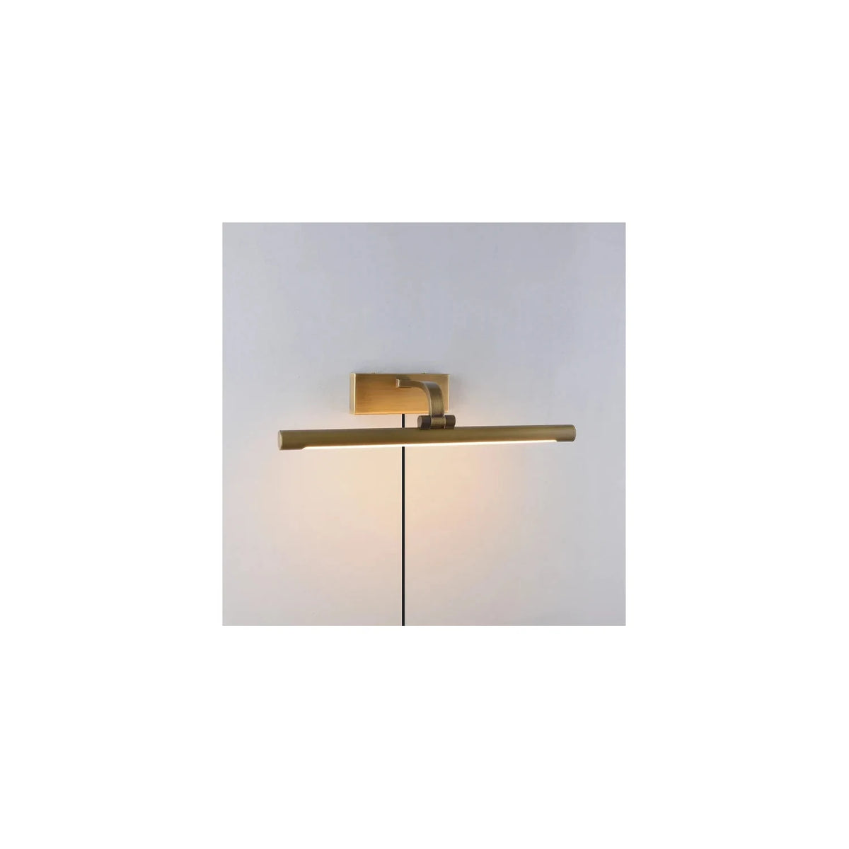 Modern Antique Brass Plug-In LED Picture Light by AUVIELIGHT