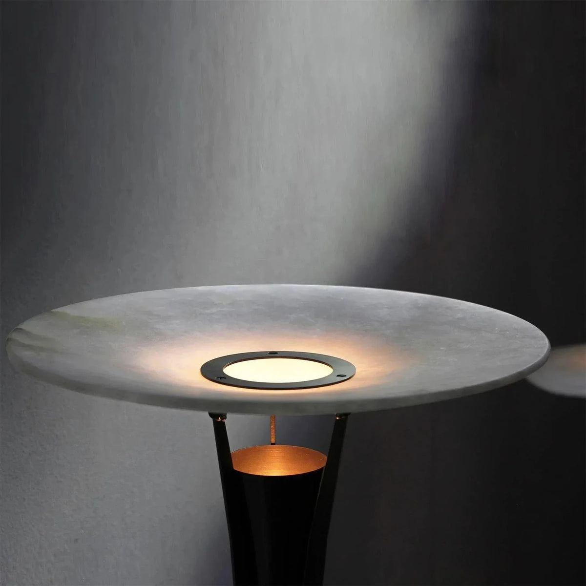 Modern Bedside Lamp in black alabaster for Bedroom light fixture by AUVIELIGHT