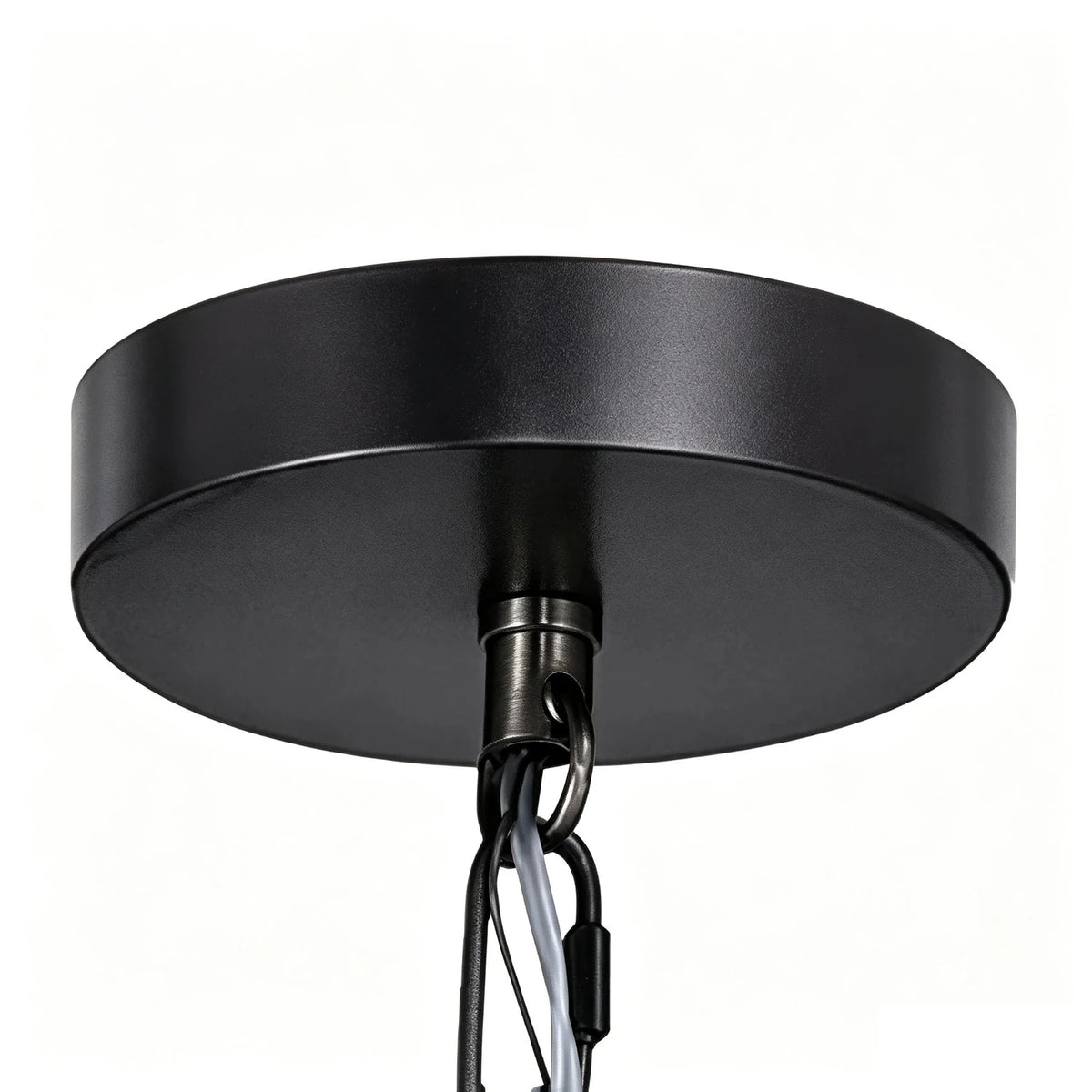 Modern Disc Globe Chandelier in amber glass for Dining Room by AUVIELIGHT