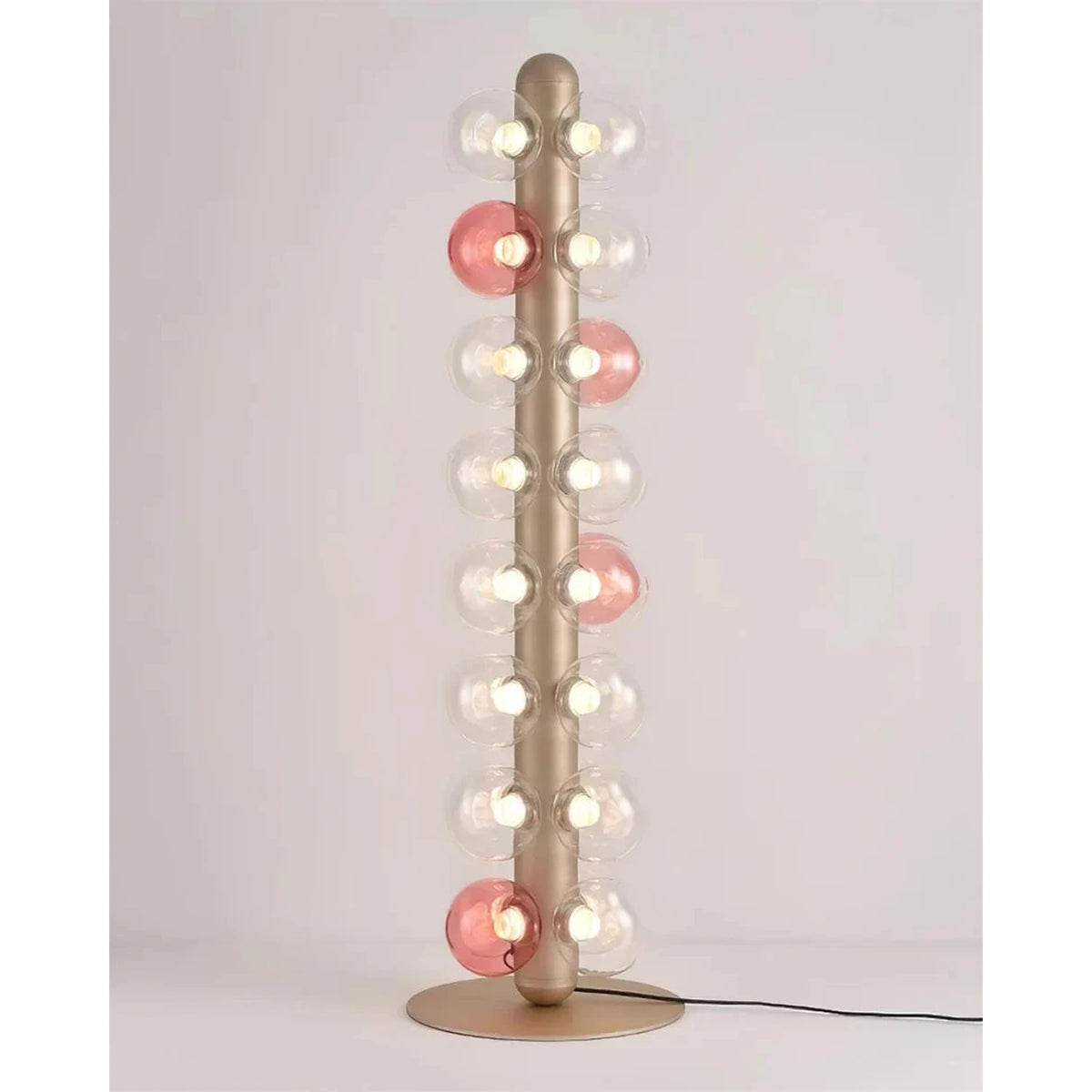 Modern Globe Column Floor Lamp for Living Room light fixture by AUVIELIGHT