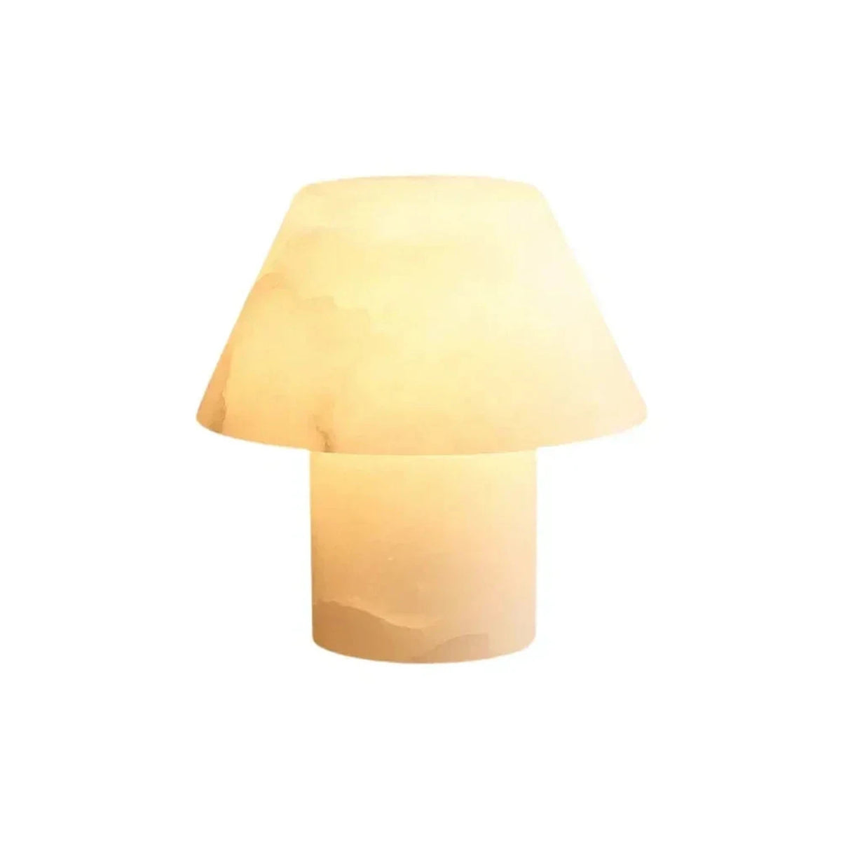Modern Mushroom Table Lamp in alabaster for Living Room light fixture by AUVIELIGHT