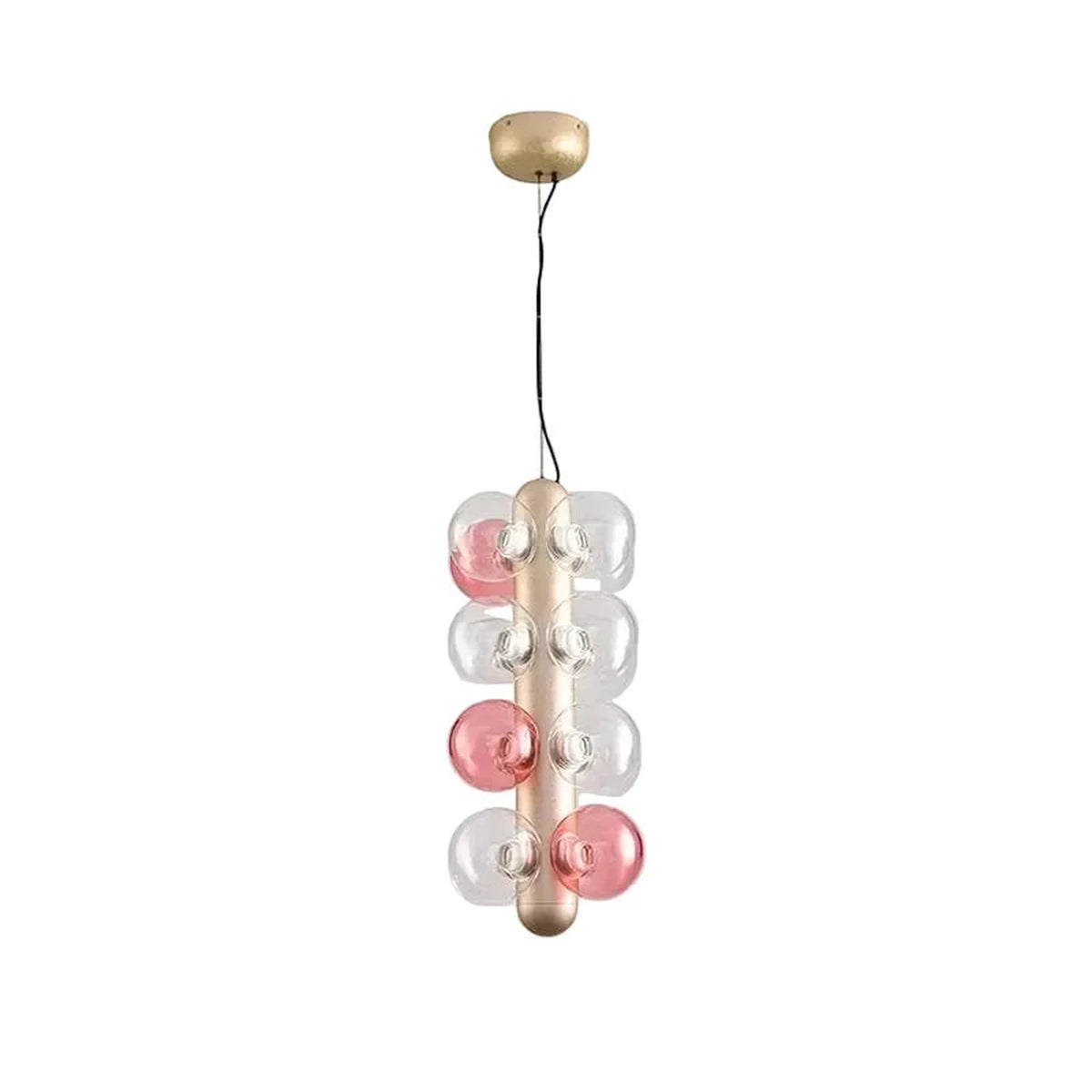 Modern Orb Chandelier in glass for Dining Room light fixture by AUVIELIGHT