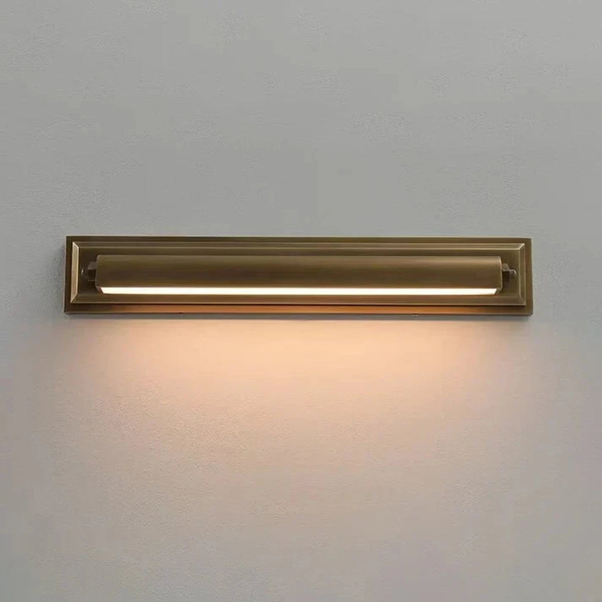 Modern Picture Light in antique brass for Living Room by AUVIELIGHT, L 60 × W 10 × H 10 cm / L 23.6″ × W 3.9″ × H 3.9″ / Antique Bronze / Warm