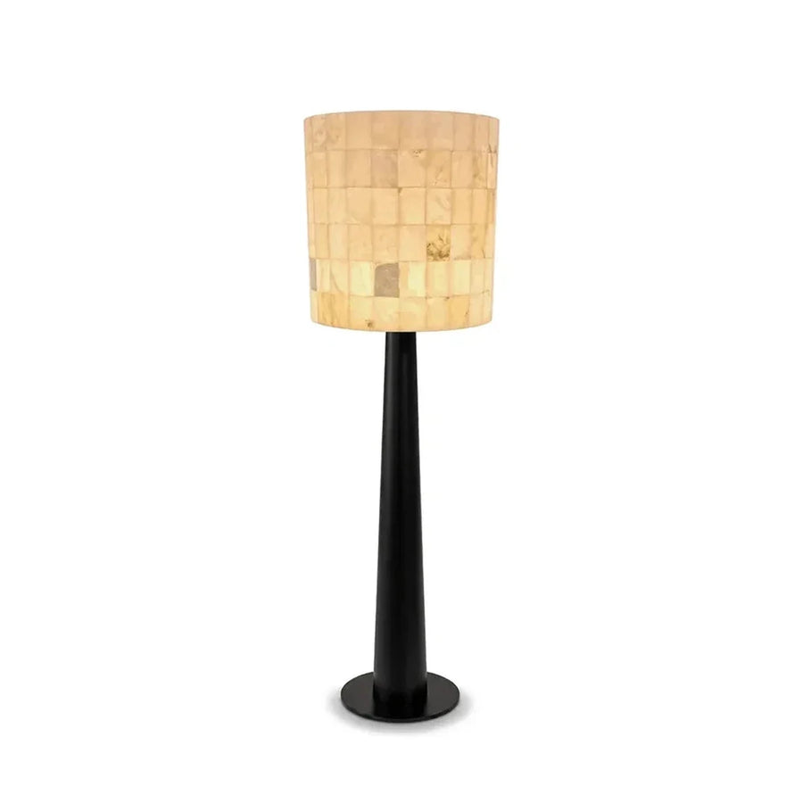 Mosaic Floor Lamp in stone for Living Room light fixture by AUVIELIGHT