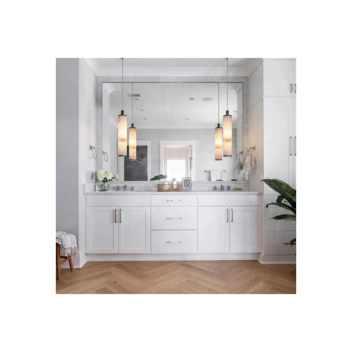 Nero Alabaster Pendant Light by AUVIELIGHT
