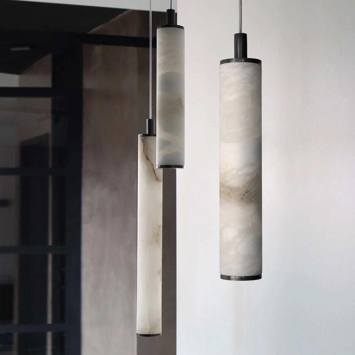 Nero Alabaster Pendant Light by AUVIELIGHT