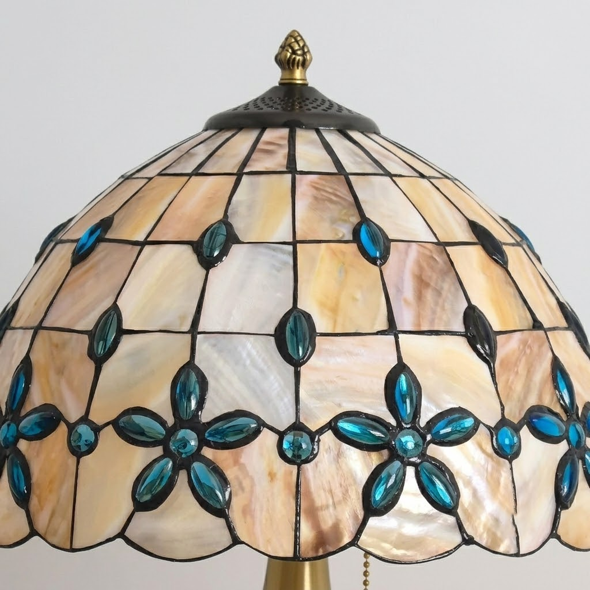 Peacock Mosaic Floor Lamp for Living Room light fixture by AUVIELIGHT