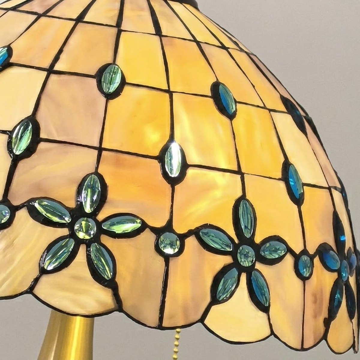 Peacock Mosaic Floor Lamp for Living Room light fixture by AUVIELIGHT