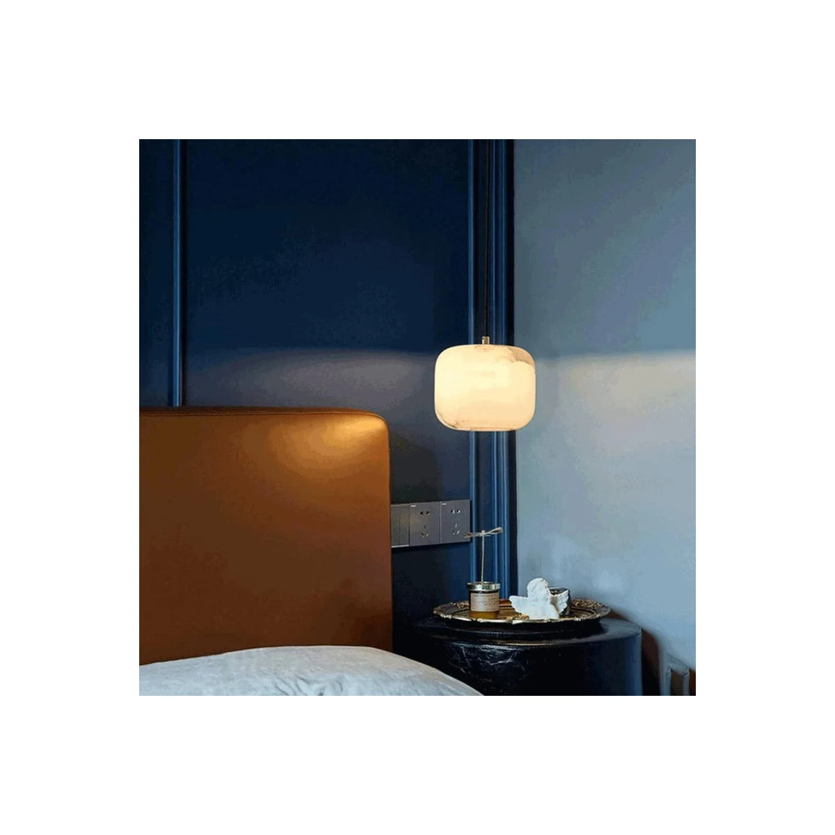 Pebble Alabaster Pendant Light by AUVIELIGHT