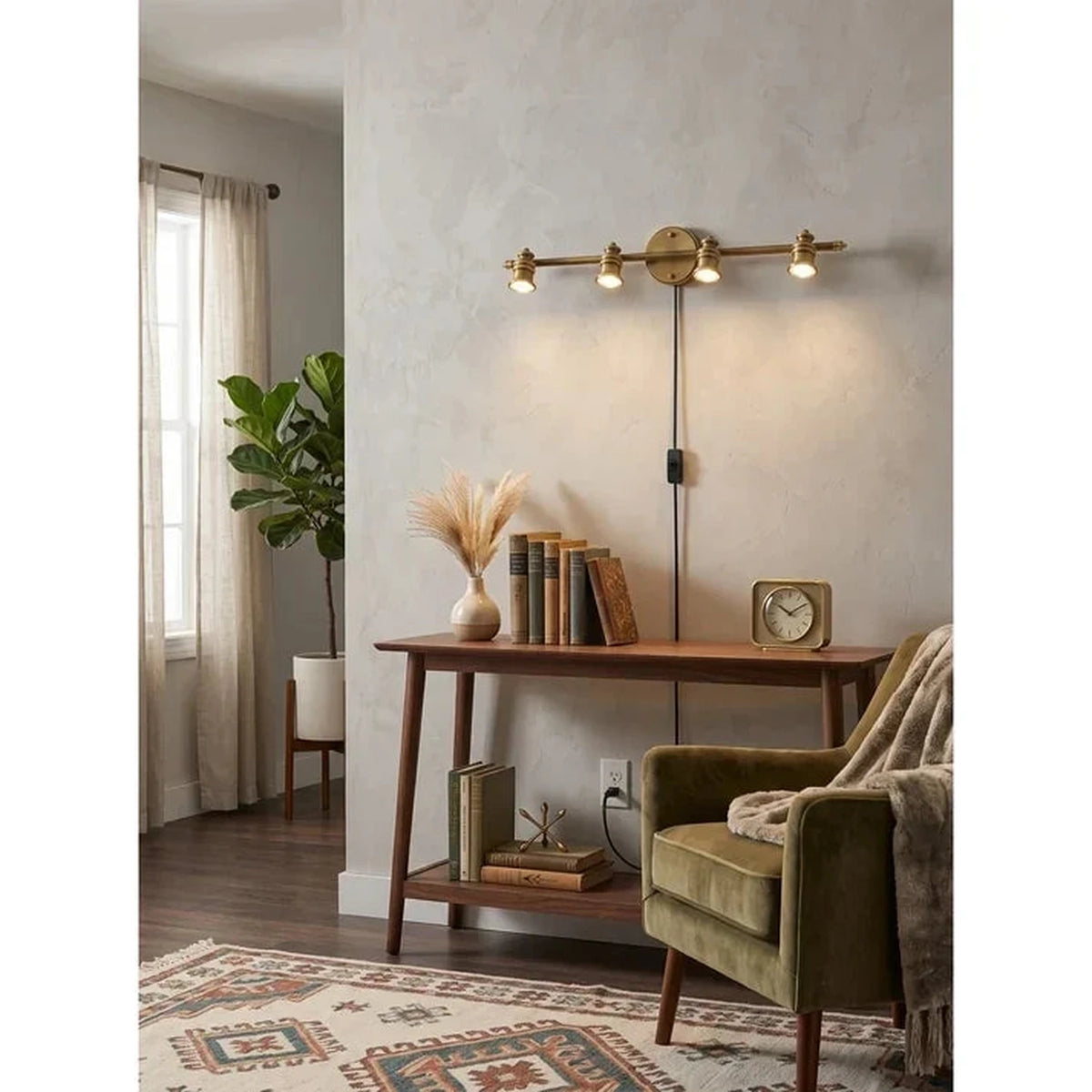 Quad Gallery Picture Light for Living Room by AUVIELIGHT