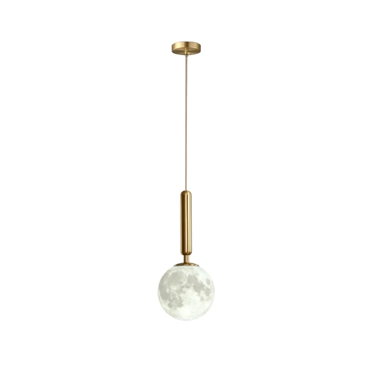 Rod Globe Pendant Light in alabaster for Kitchen Island by AUVIELIGHT
