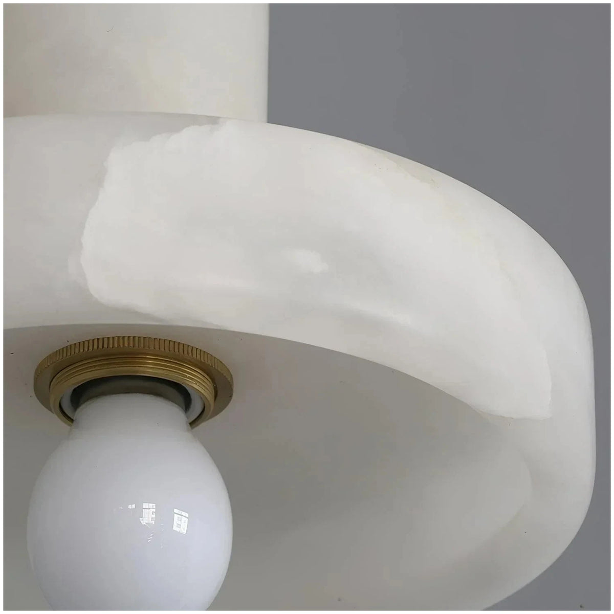 Saturn Alabaster Ring Pendant Light by AUVIELIGHT