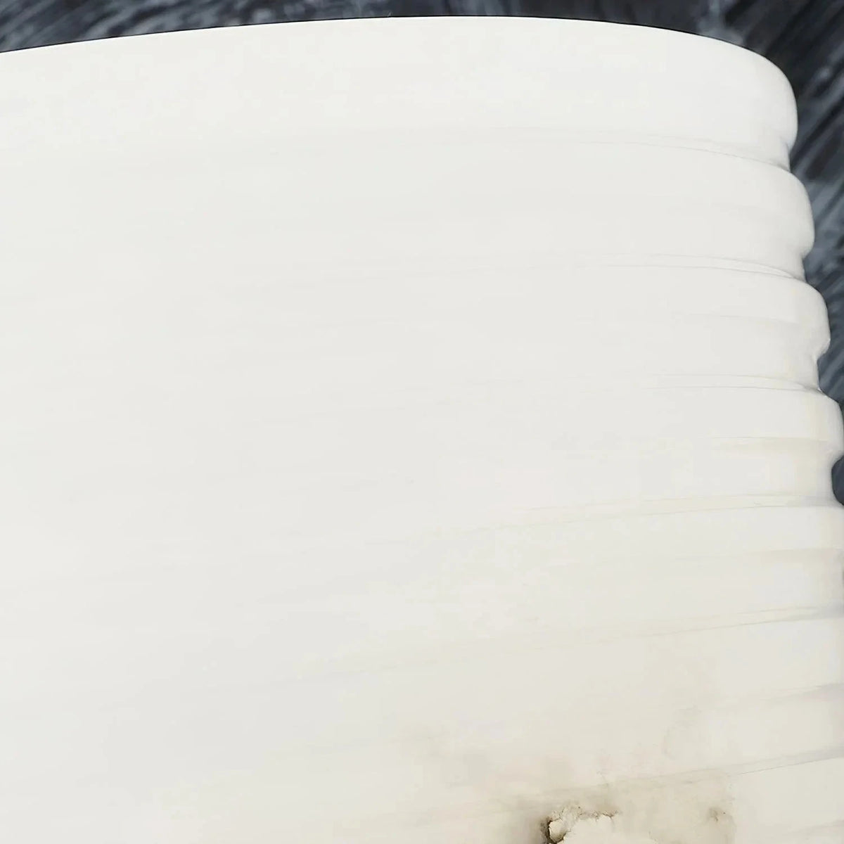 Sculptural Grooved Table Lamp in alabaster for Living Room light fixture by AUVIELIGHT