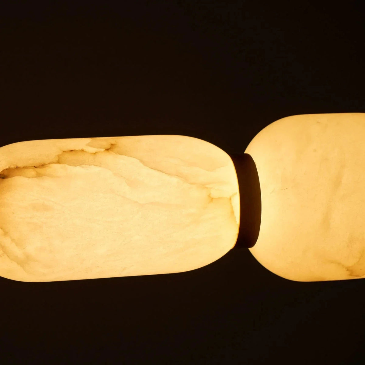 Segmented Bar Pendant Light in alabaster for Kitchen Island by AUVIELIGHT