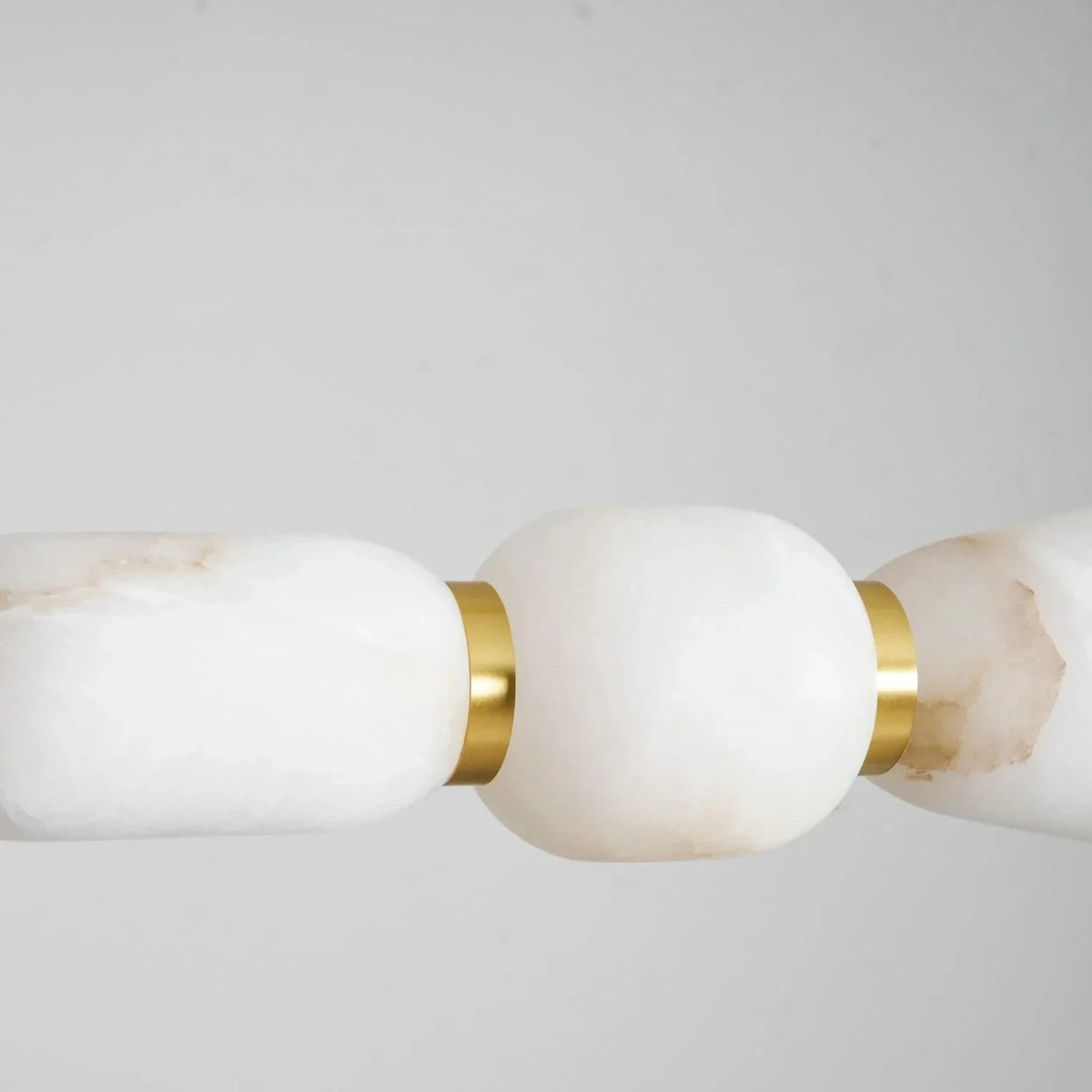 Segmented Bar Pendant Light in alabaster for Kitchen Island by AUVIELIGHT