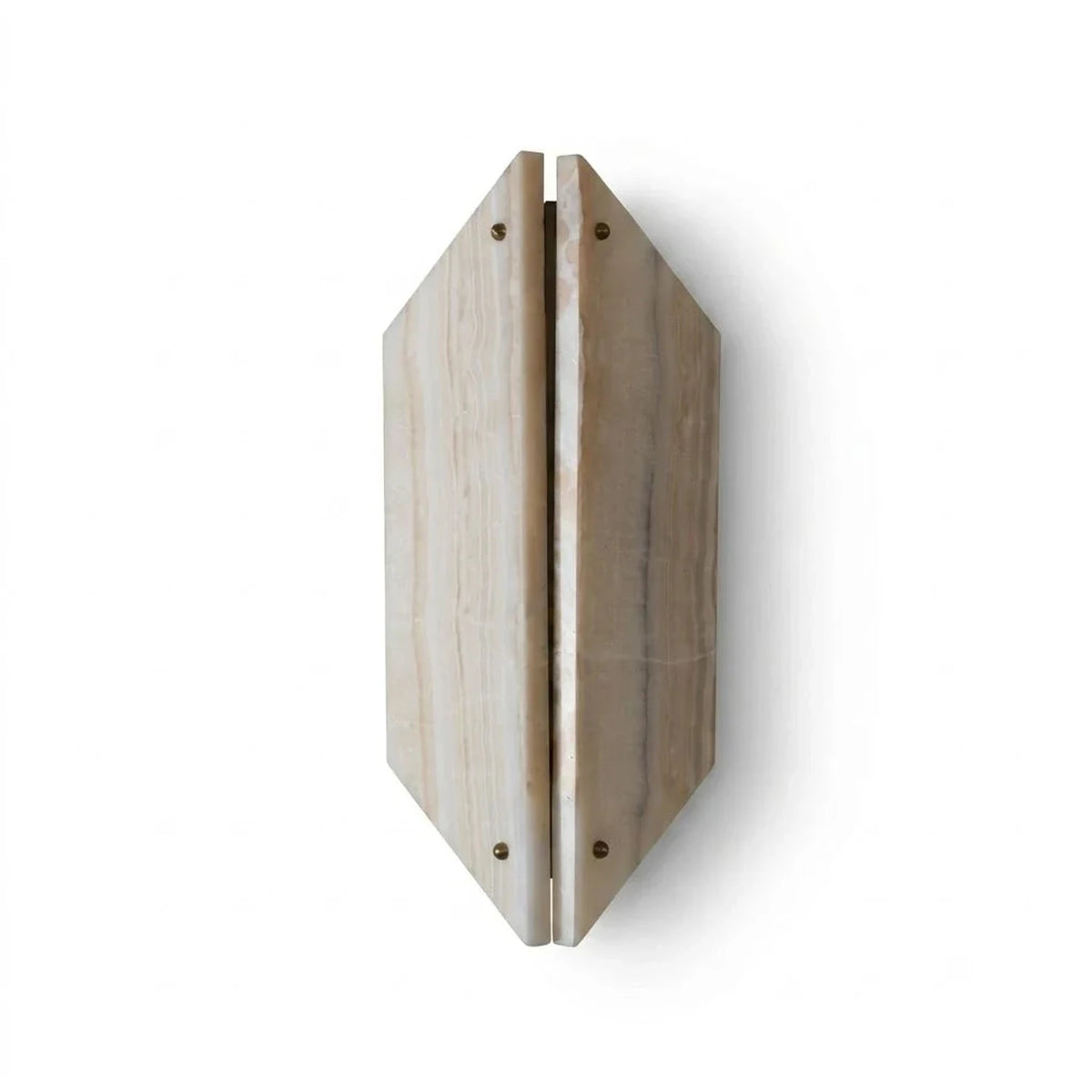 Slab Curved Light in alabaster for Living Room by AUVIELIGHT